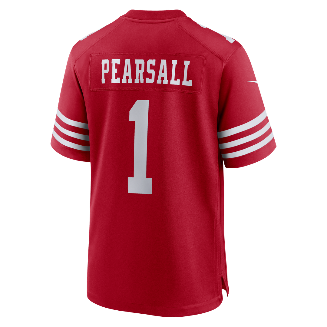 Ricky Pearsall San Francisco 49ers Nike Scarlet Team Game Jersey