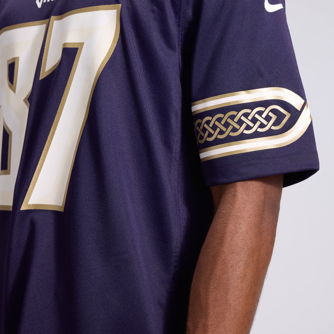 T.J. Hockenson Minnesota Vikings Nike Purple 2026 Rivalries Collection Game Jersey