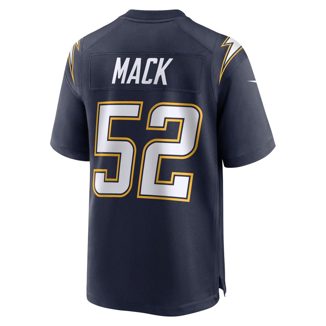 Khalil Mack Los Angeles Chargers Nike Navy Alternate Super Chargers Game Player Jersey