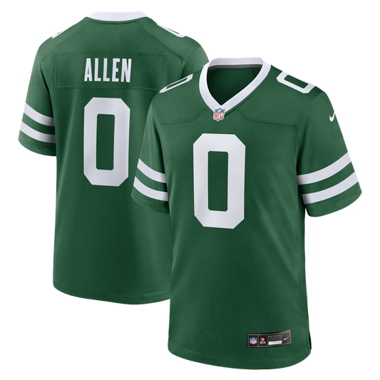 Braelon Allen New York Jets Nike Legacy Green Game Jersey