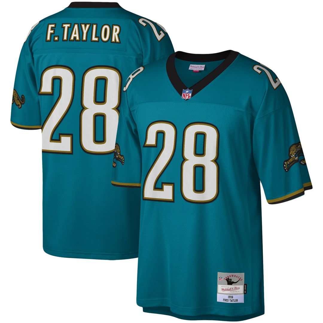 Fred Taylor Jacksonville Jaguars Mitchell & Ness Teal Legacy Replica Jersey