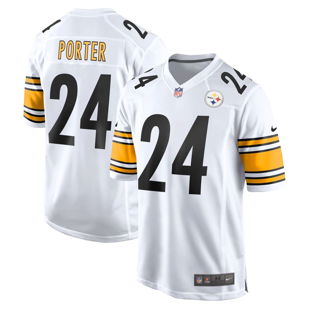 Joey Porter Jr. Pittsburgh Steelers Nike White Away Game Jersey