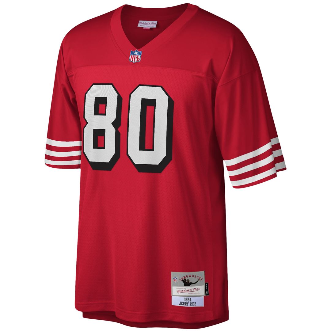 Jerry Rice San Francisco 49ers Mitchell & Ness Scarlet Legacy Replica Jersey