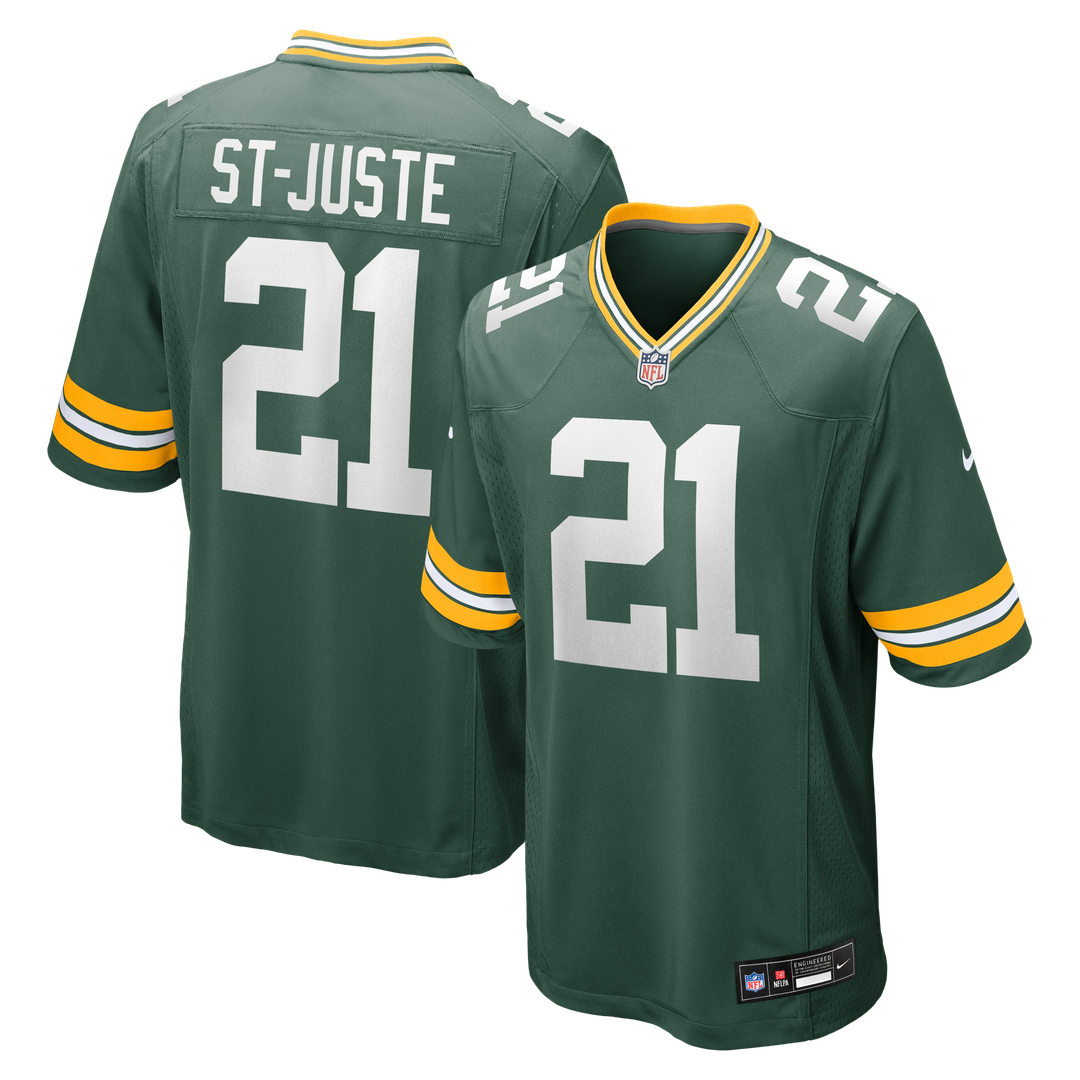 Benjamin St-Juste Green Bay Packers Nike Green Team Game Jersey