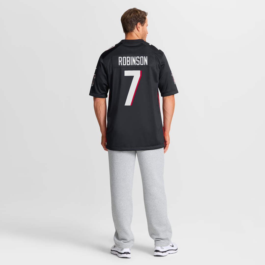 Bijan Robinson Atlanta Falcons Nike Black Game Jersey