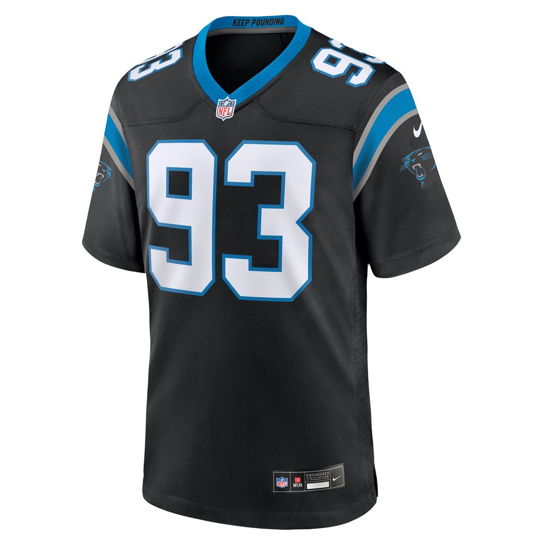 LaBryan Ray Carolina Panthers Nike Black Team Game Jersey