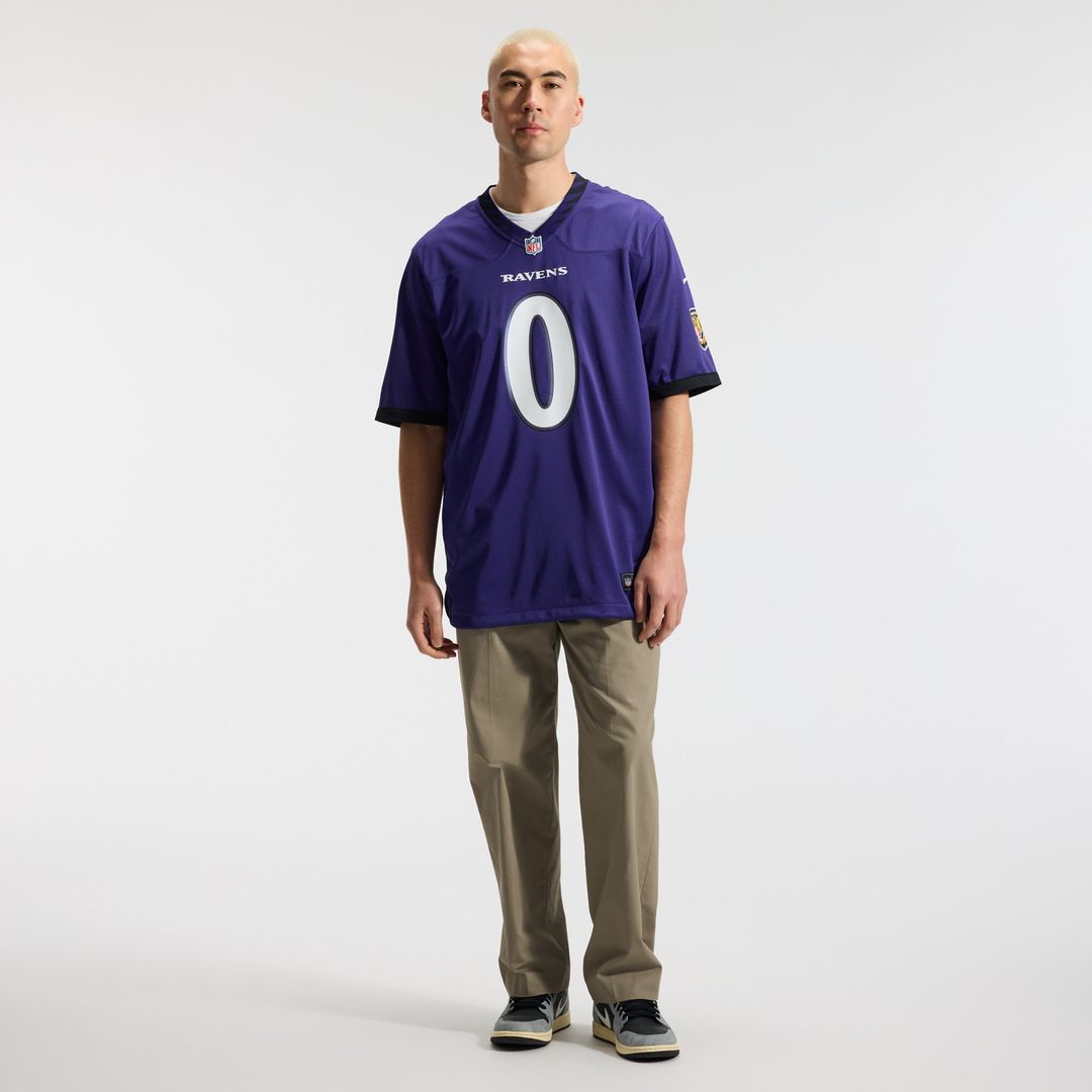 Roquan Smith Baltimore Ravens Nike Purple Team Game Jersey