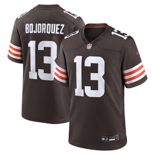 Corey Bojorquez Cleveland Browns Nike Brown Game Jersey