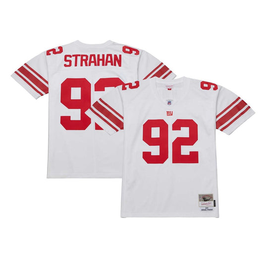 Michael Strahan New York Giants Mitchell & Ness White Legacy Replica Jersey