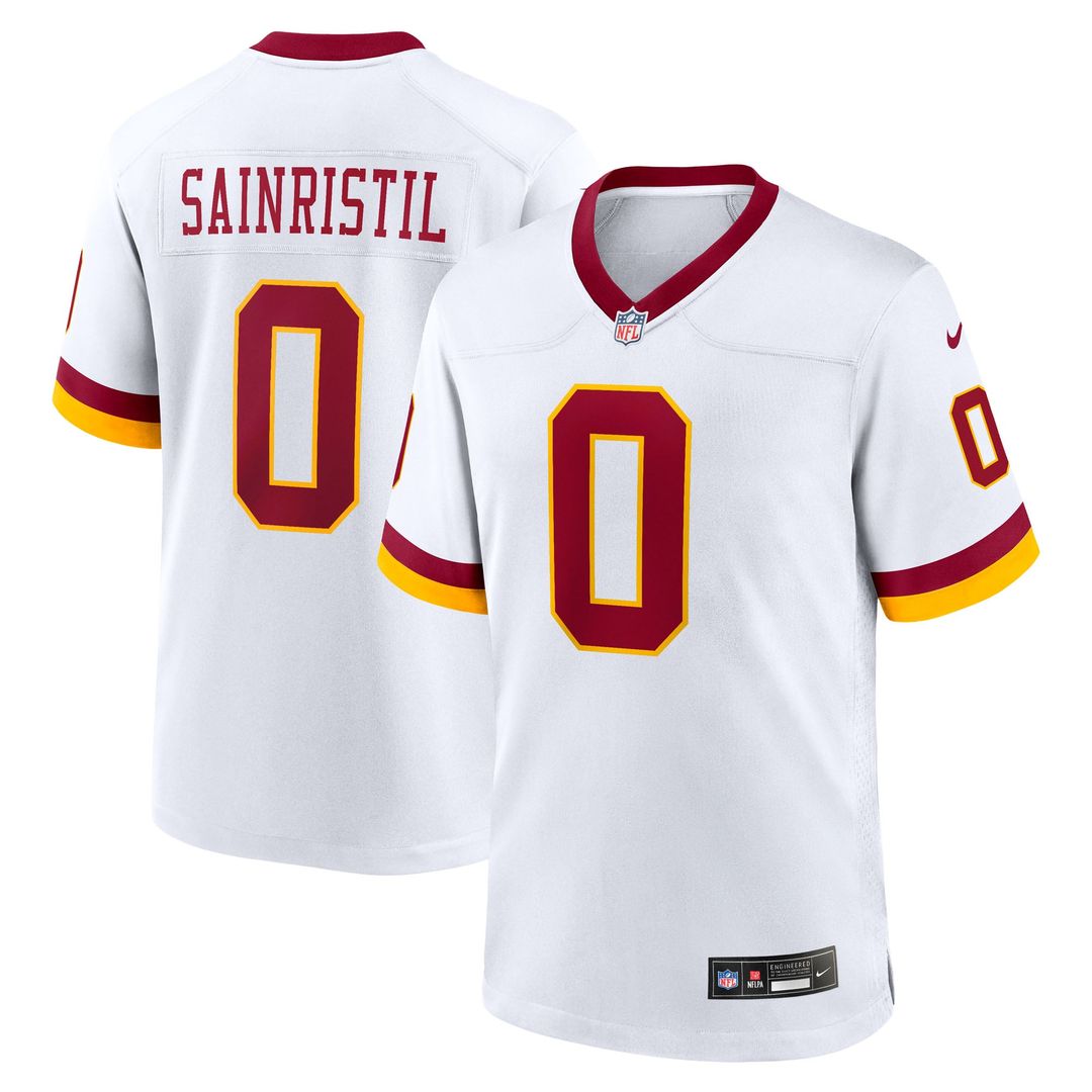 Mike Sainristil Washington Commanders Nike Black Hail Raiser Alternate Game Jersey