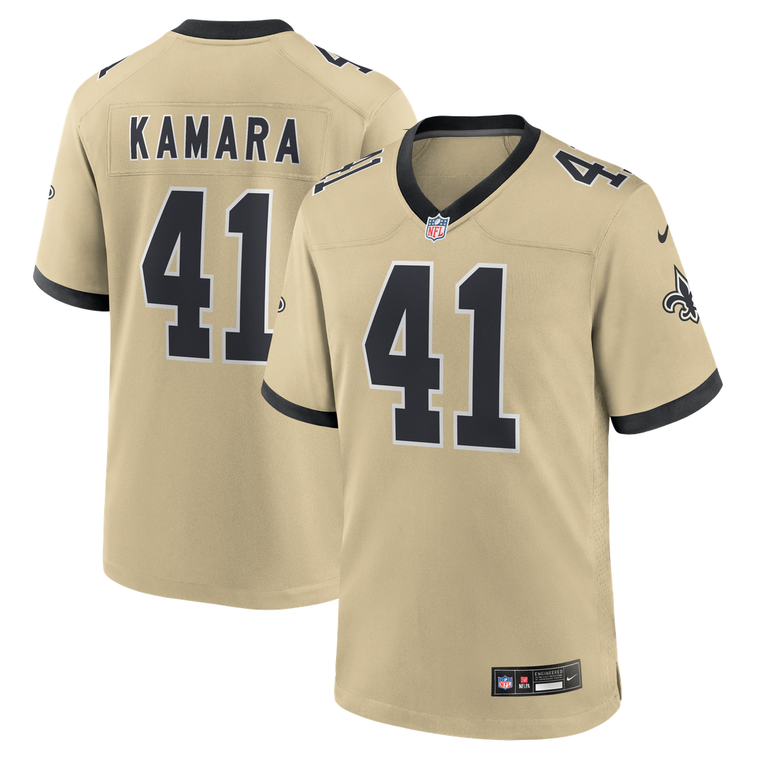 Alvin Kamara New Orleans Saints Nike Gold Gameday Golds Alternate Game Player Jersey