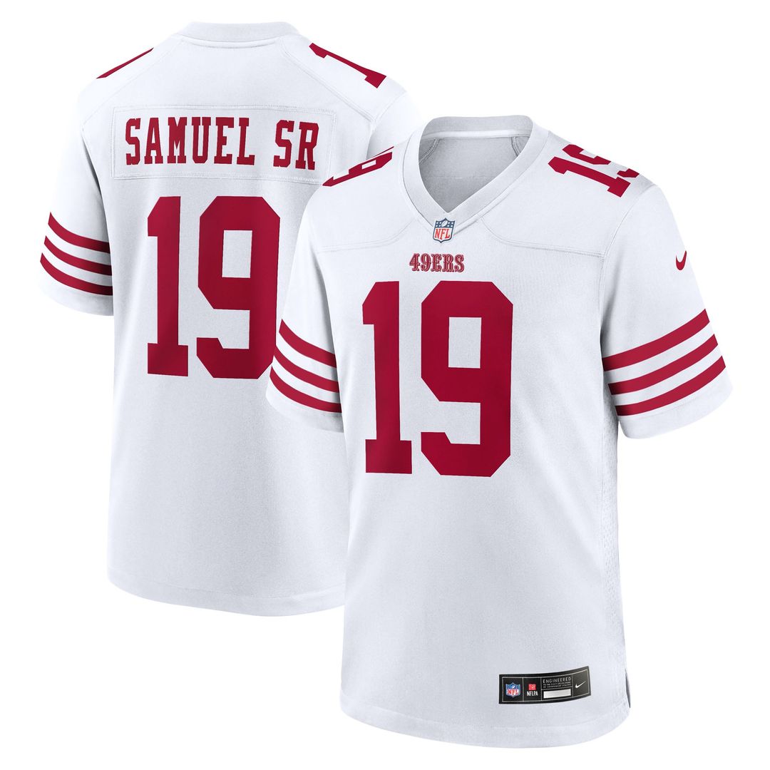 Deebo Samuel Sr San Francisco 49ers Nike Scarlet Team Game Jersey