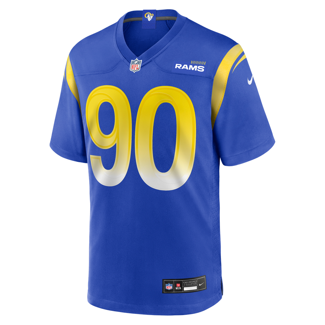 Earnest Brown IV Los Angeles Rams Nike Royal Team Game Jersey