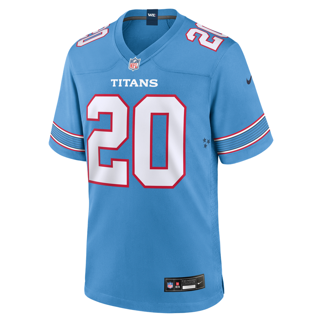 Tony Pollard Tennessee Titans Nike Light Blue Game Jersey