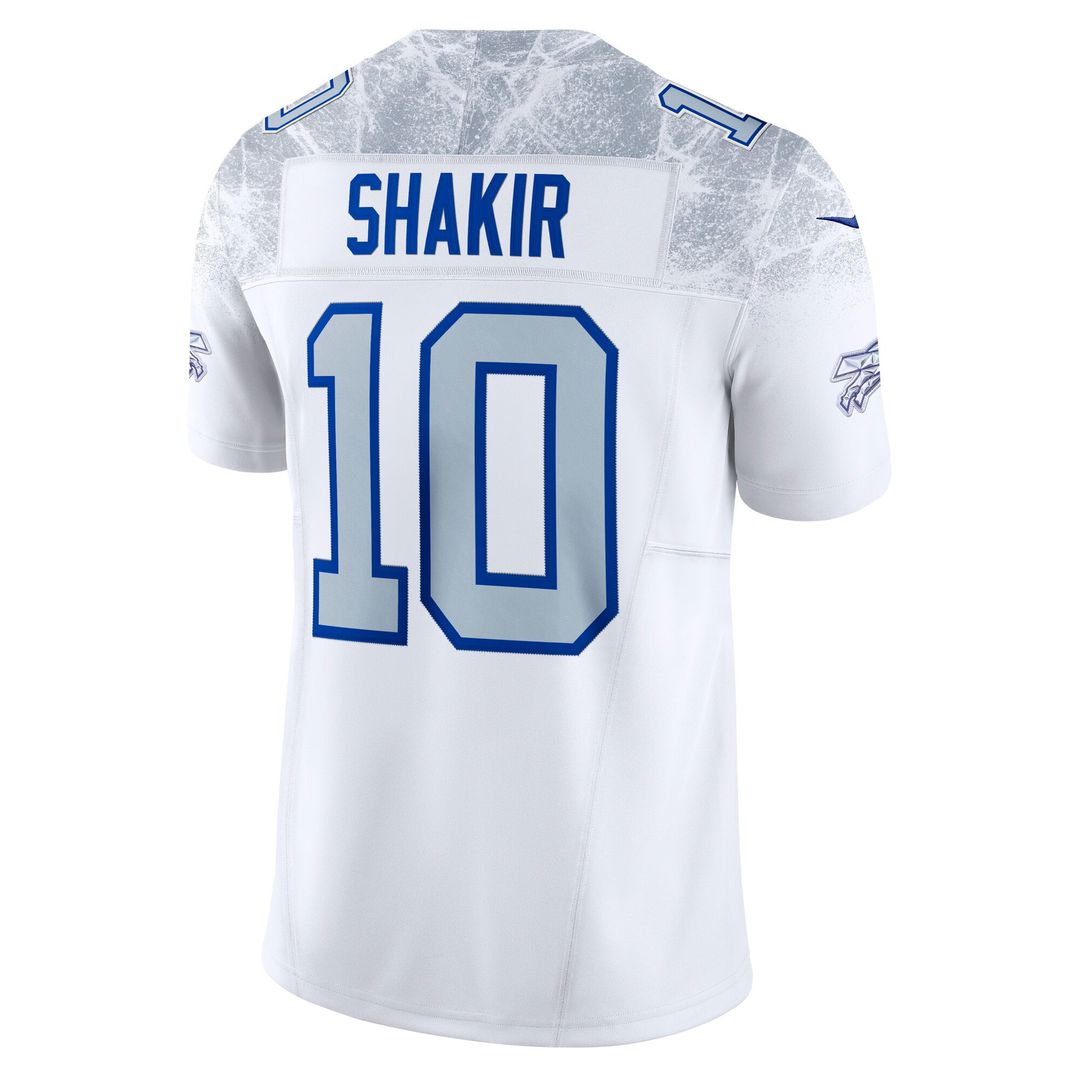 Khalil Shakir Buffalo Bills Nike White Rivalries Collection Stitched Limited Jersey