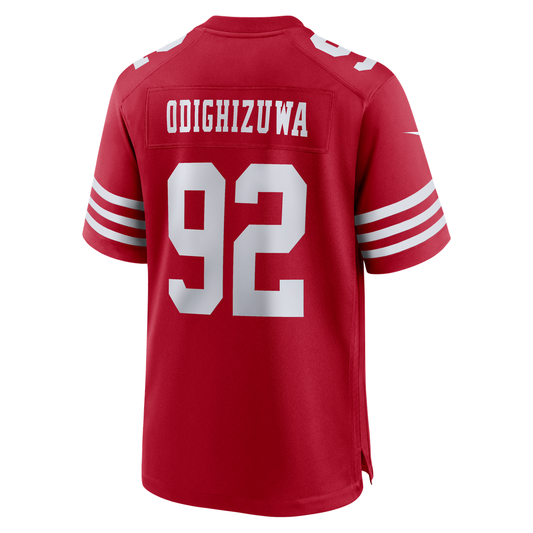 Osa Odighizuwa San Francisco 49ers Nike Scarlet Team Game Jersey