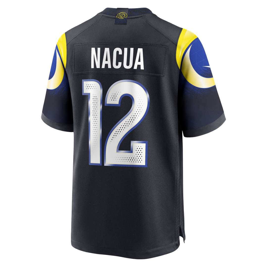 Puka Nacua Los Angeles Rams Nike Dark Blue Rivalries Collection Game Jersey
