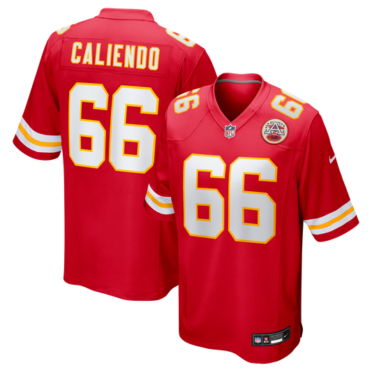 Mike Caliendo Kansas City Chiefs Nike Red Game Player Jersey