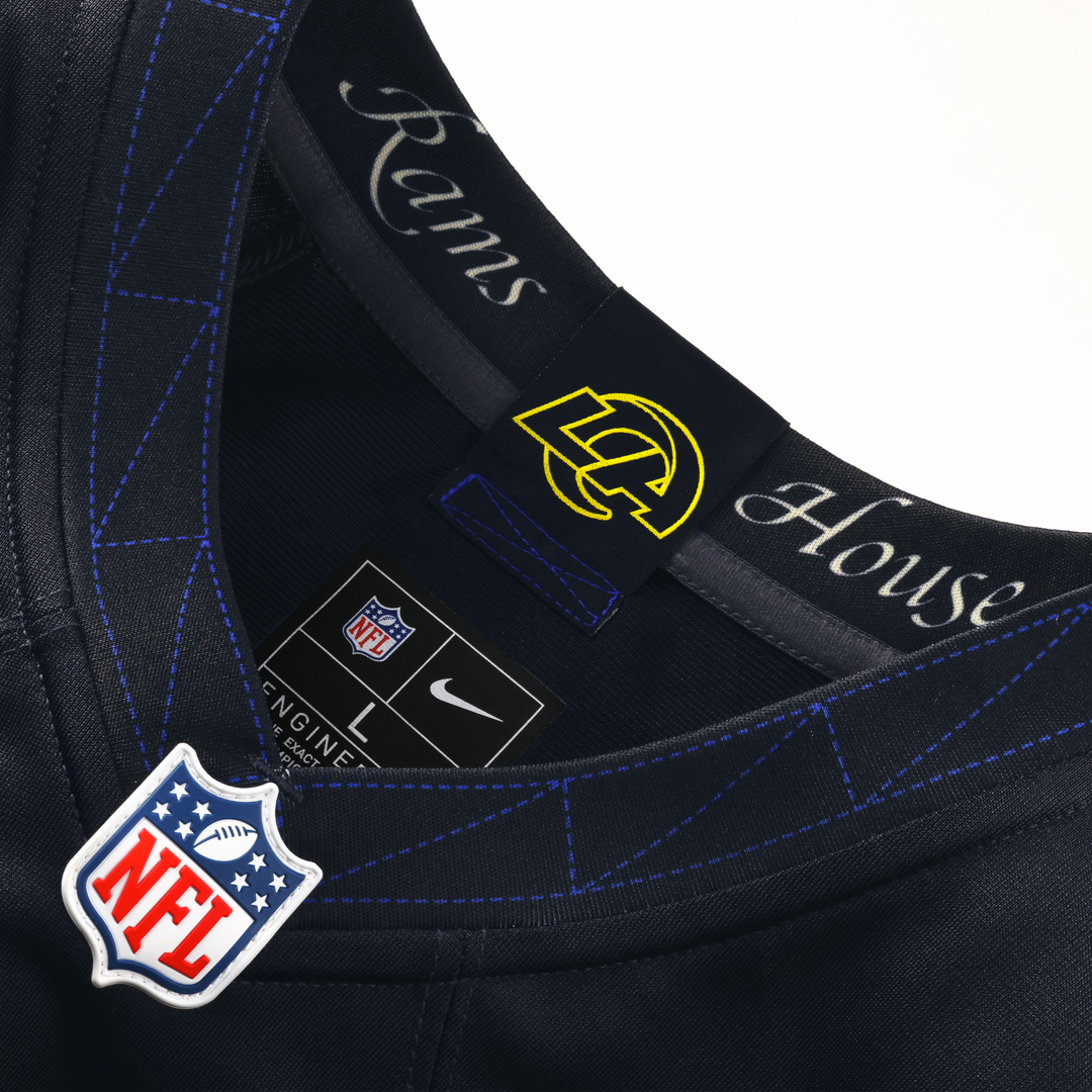 Puka Nacua Los Angeles Rams Nike Dark Blue Rivalries Collection Game Jersey