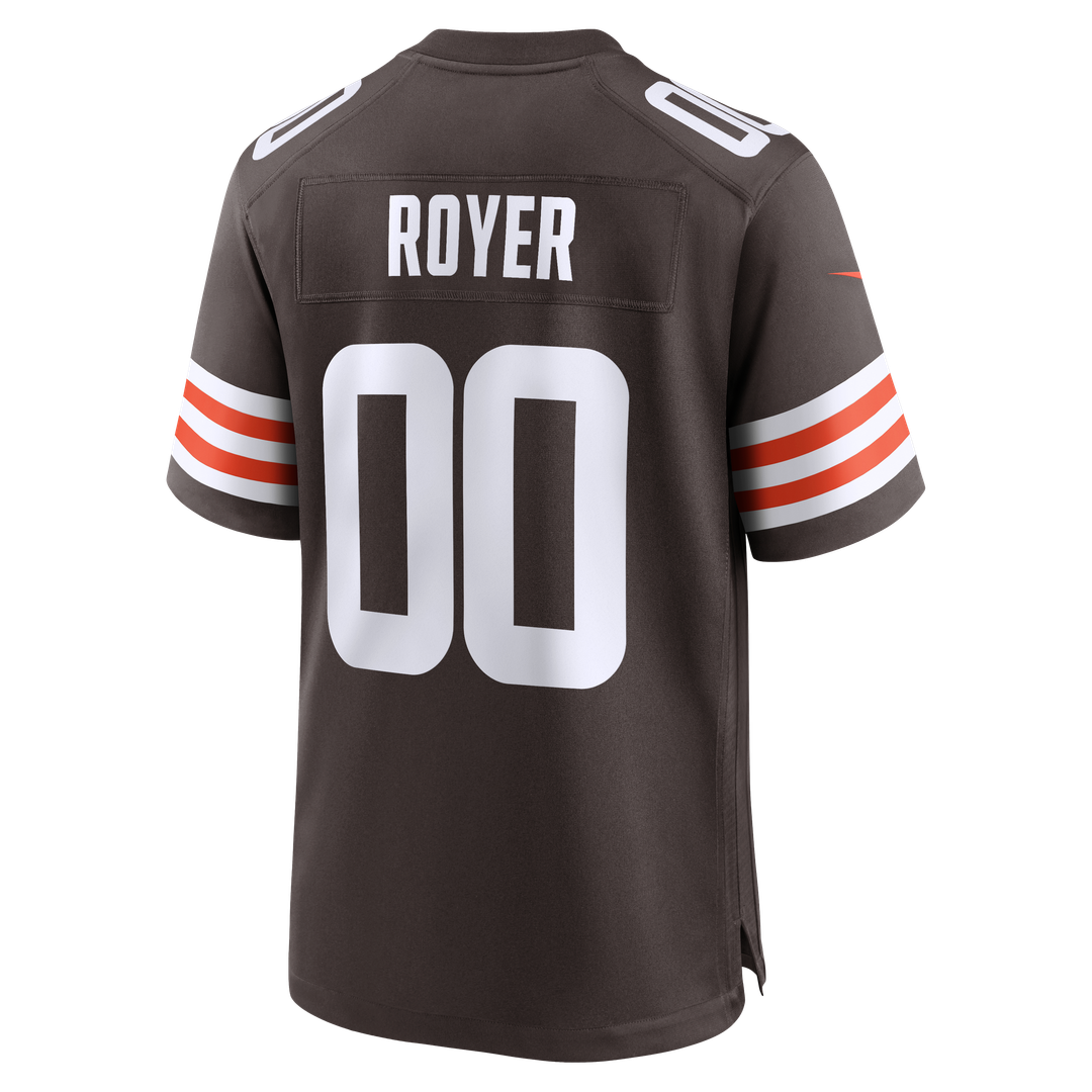 Joe Royer Cleveland Browns Nike Brown Game Jersey