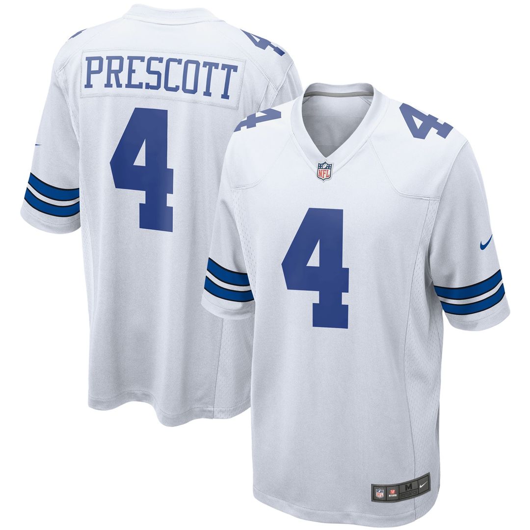 Dak Prescott Dallas Cowboys Nike Navy Game Team Jersey