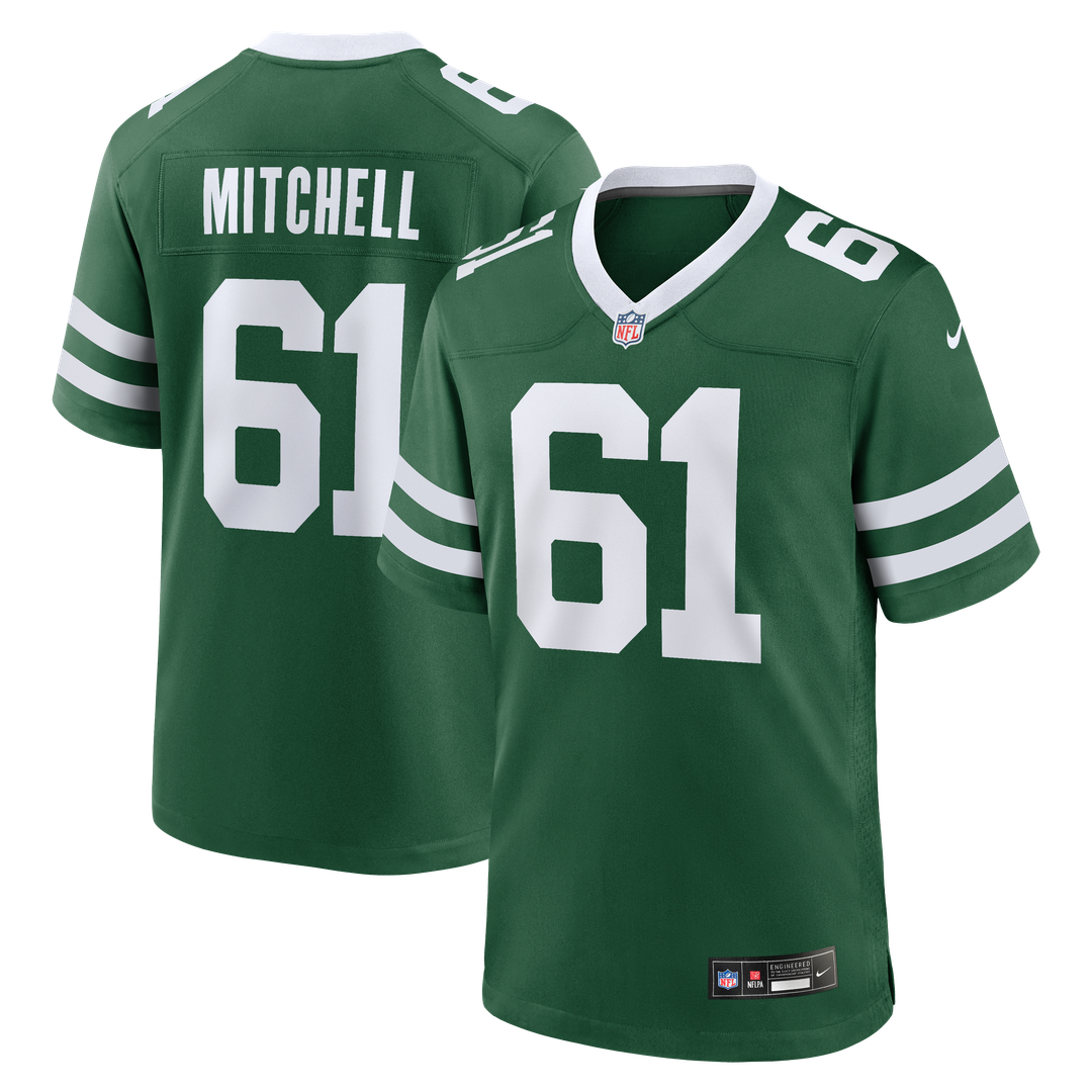 Max Mitchell New York Jets Nike Legacy Green Team Game Jersey