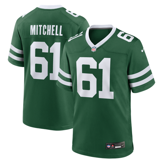 Max Mitchell New York Jets Nike Legacy Green Team Game Jersey