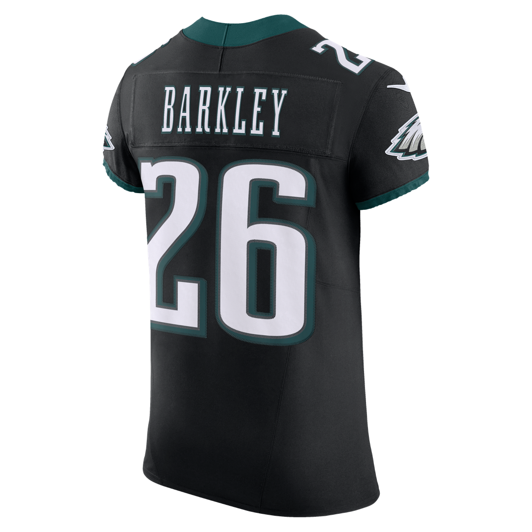 Saquon Barkley Philadelphia Eagles Nike Black Alternate Vapor F.U.S.E. Elite Jersey