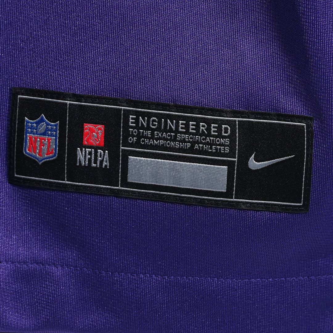 J.J. McCarthy Minnesota Vikings Nike Purple 2nd Alternate Player Game Jersey