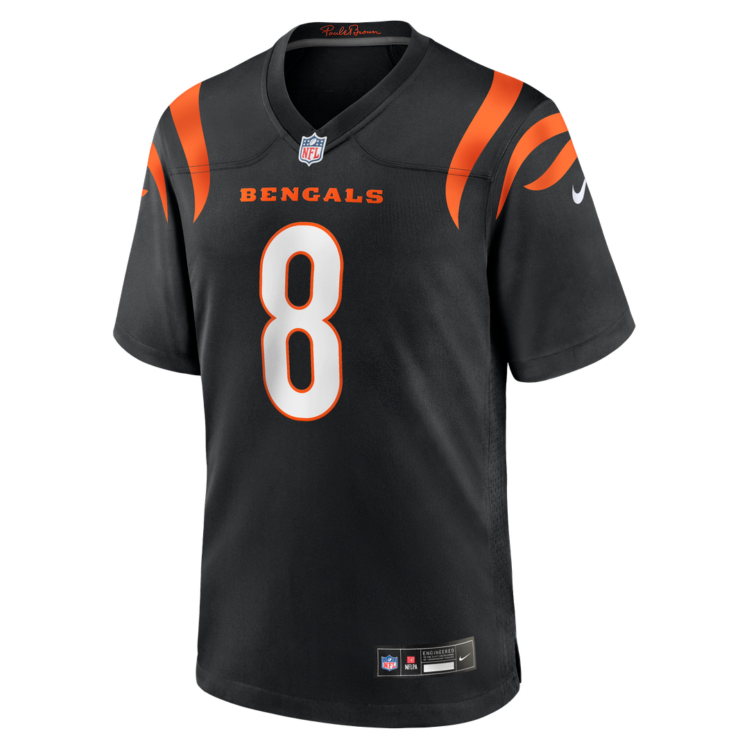 Ryan Rehkow Cincinnati Bengals Nike Black Game Jersey