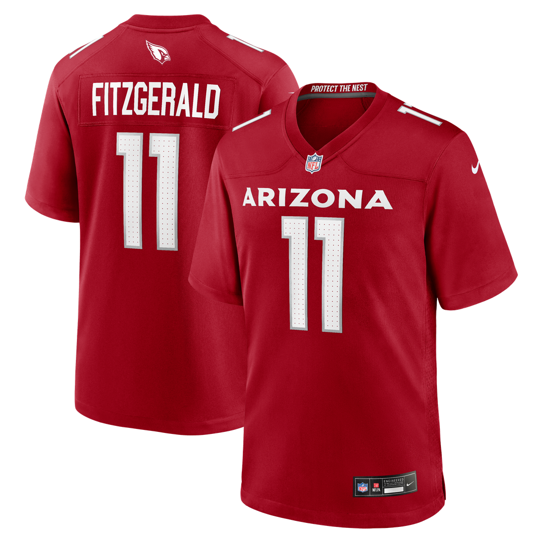 Larry Fitzgerald Arizona Cardinals Nike Cardinal Team Retired Game Jersey