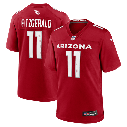 Larry Fitzgerald Arizona Cardinals Nike Cardinal Team Retired Game Jersey