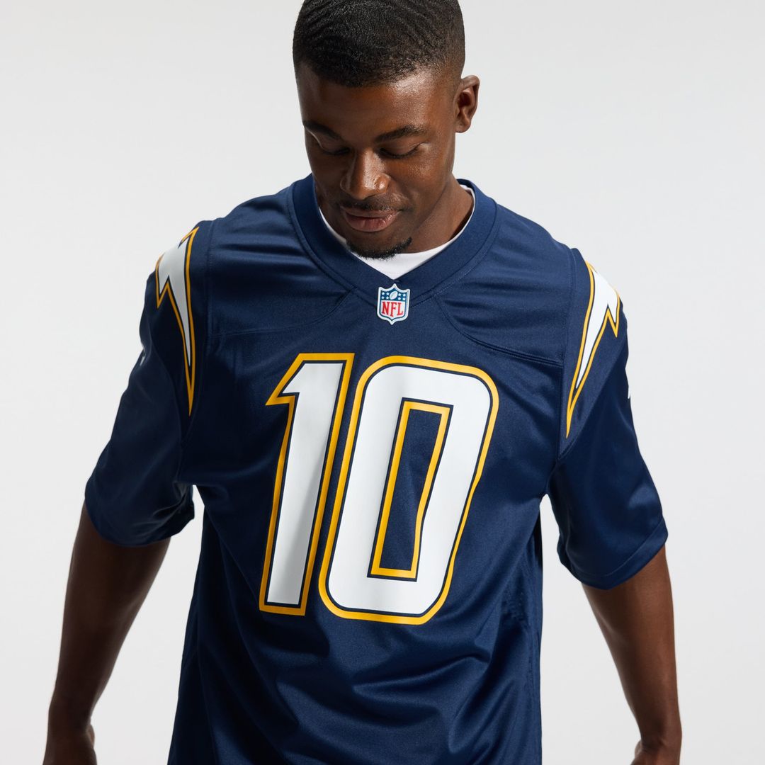 Justin Herbert Los Angeles Chargers Nike Navy Alternate Super Chargers Game Player Jersey
