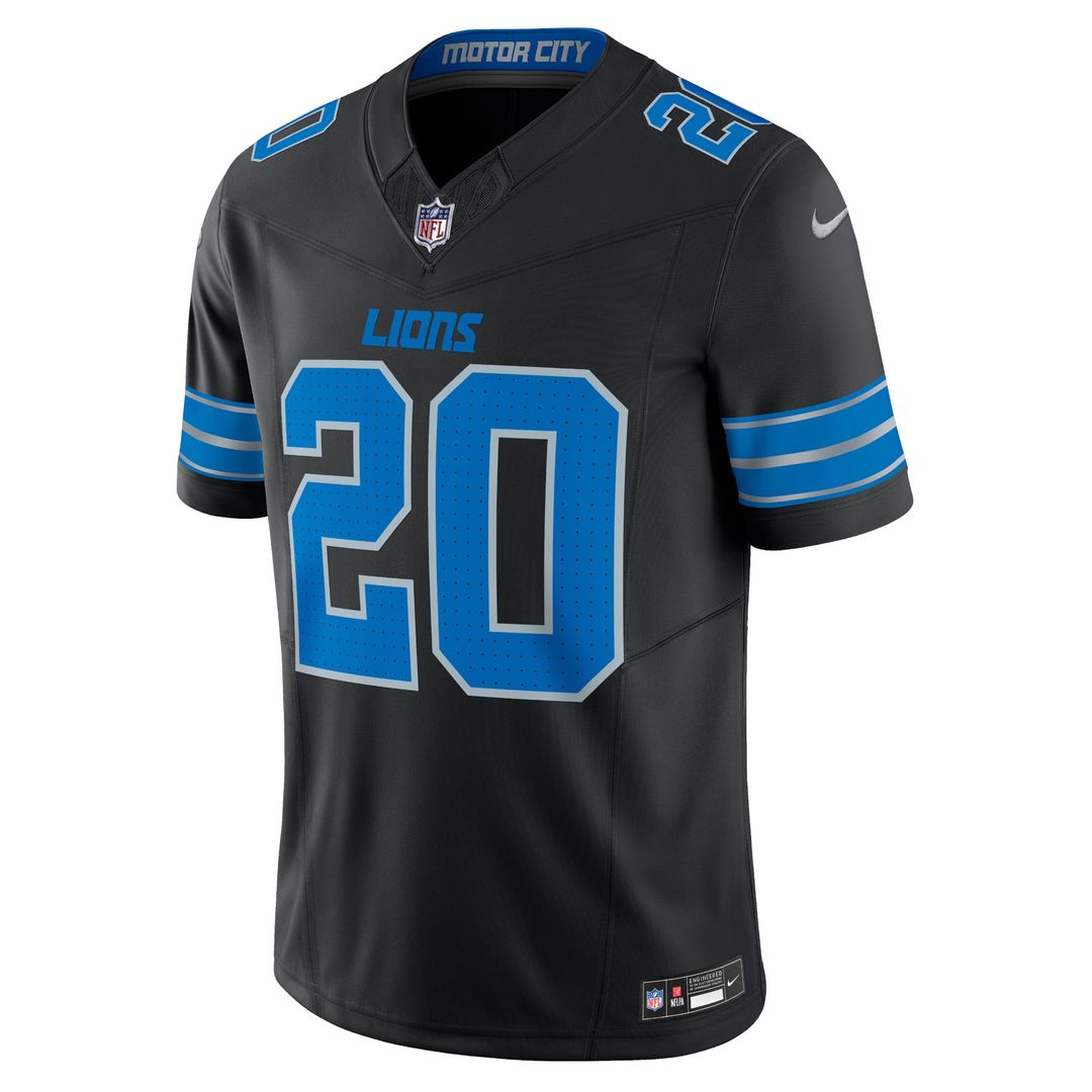 Barry Sanders Detroit Lions Nike Black 2nd Alternate Vapor F.U.S.E. Limited Jersey