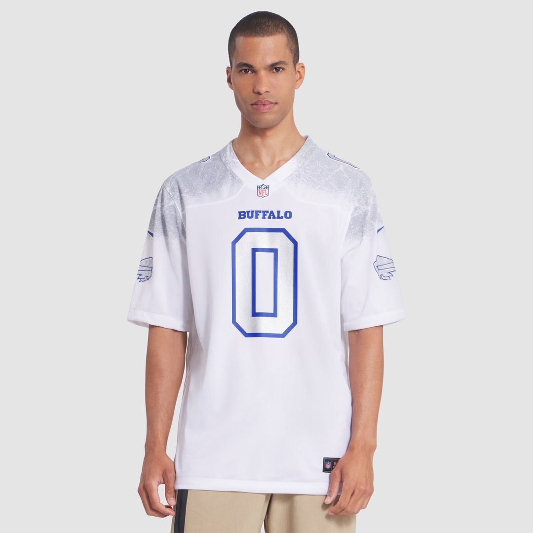 Keon Coleman Buffalo Bills Nike White Rivalries Collection Game Jersey