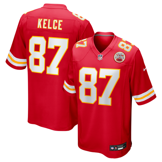 Travis Kelce Kansas City Chiefs Nike Red Game Jersey