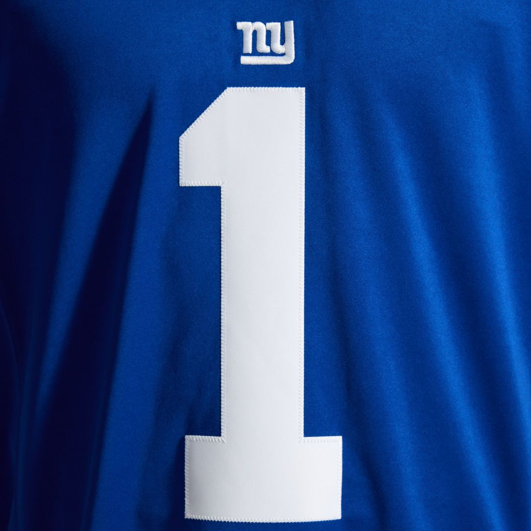 Malik Nabers New York Giants Nike Royal Team Vapor F.U.S.E. Stitched Limited Jersey