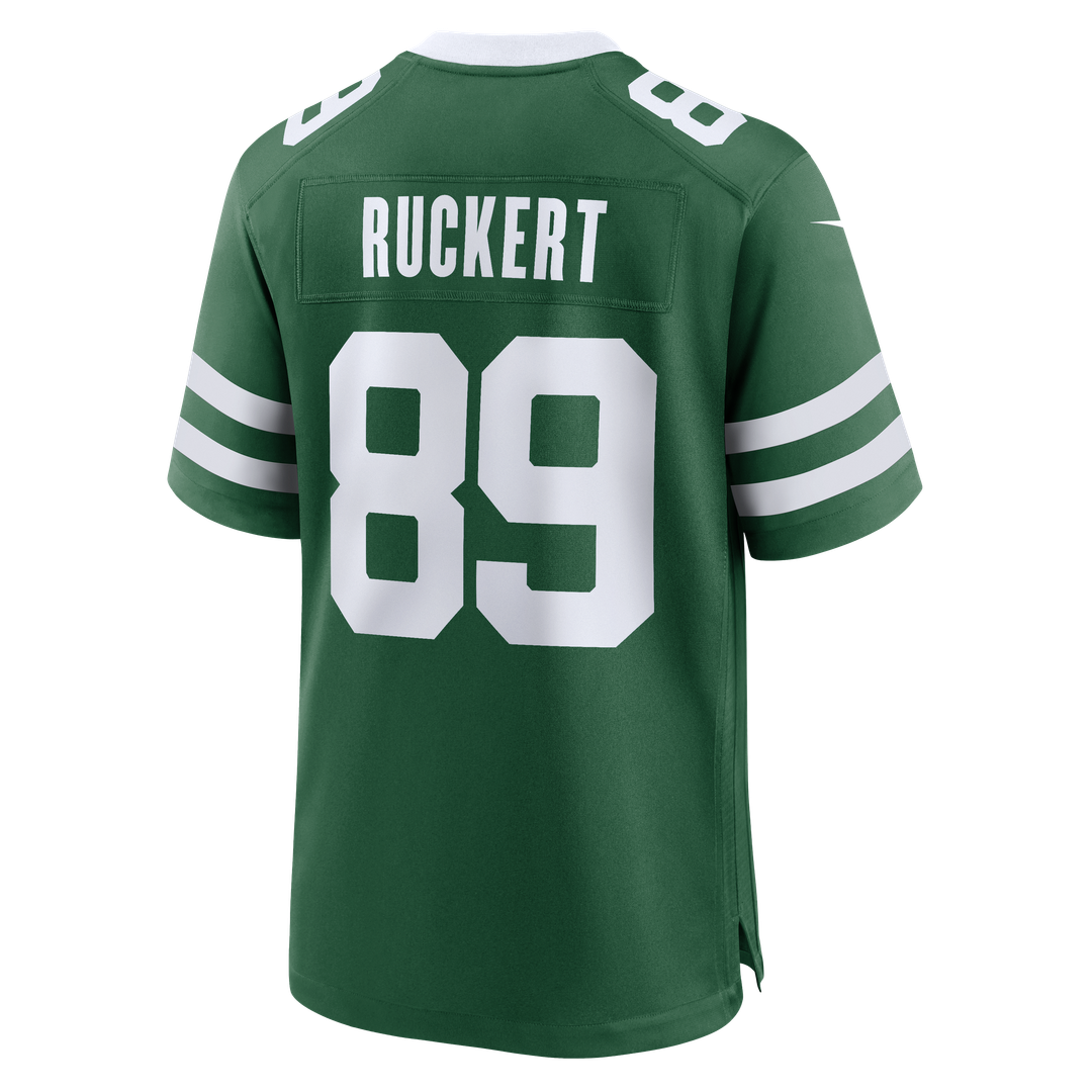 Jeremy Ruckert New York Jets Nike Legacy Green Team Game Jersey