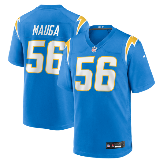 Kanai Mauga Los Angeles Chargers Nike Powder Blue Team Game Jersey