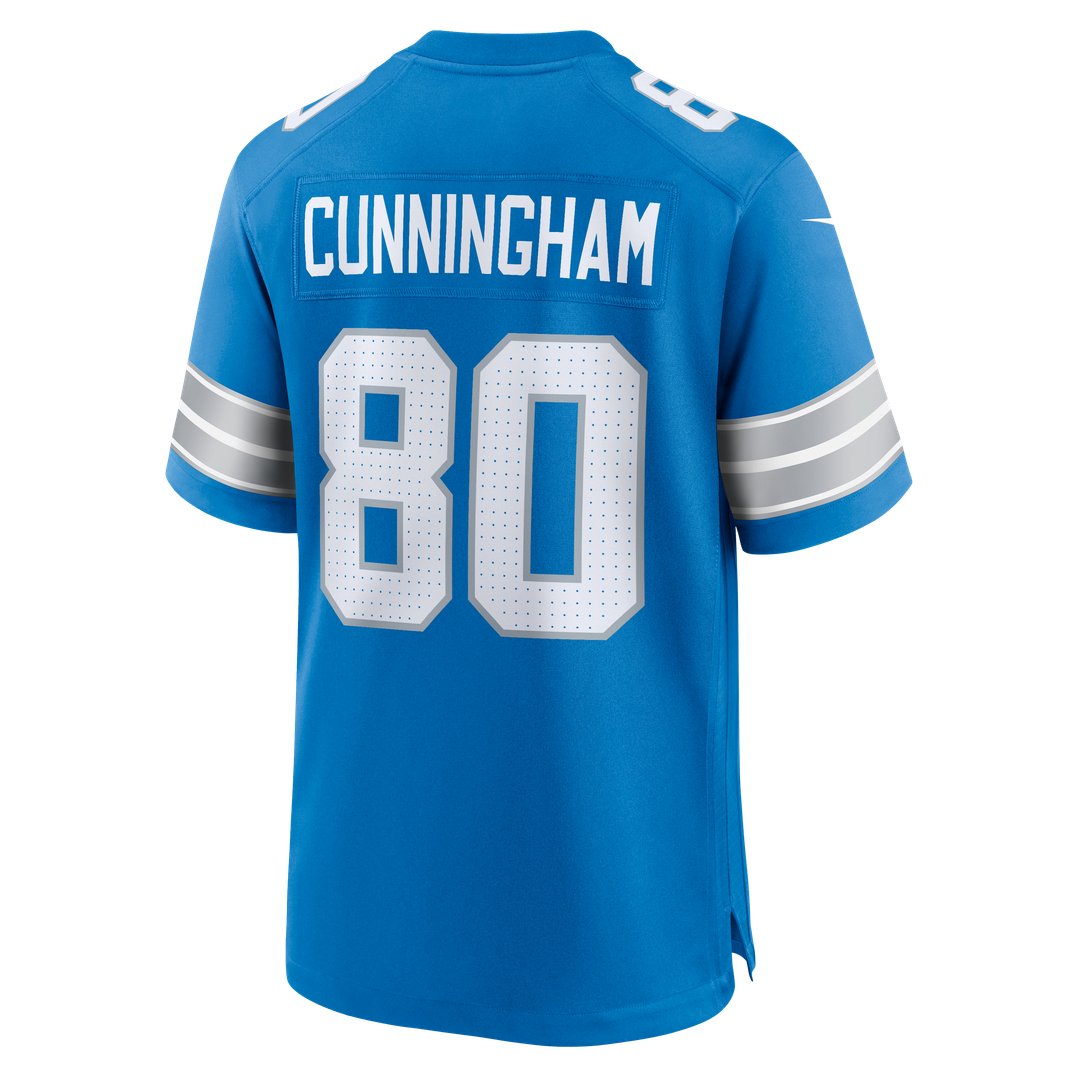 Malik Cunningham Detroit Lions Nike Blue Team Game Jersey