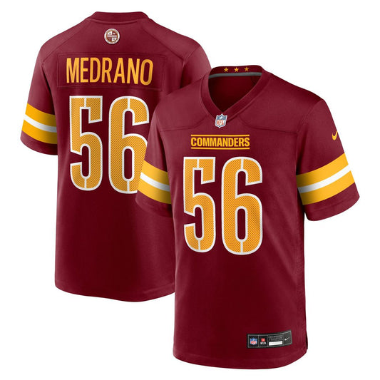 Kain Medrano Washington Commanders Nike Burgundy Team Game Jersey