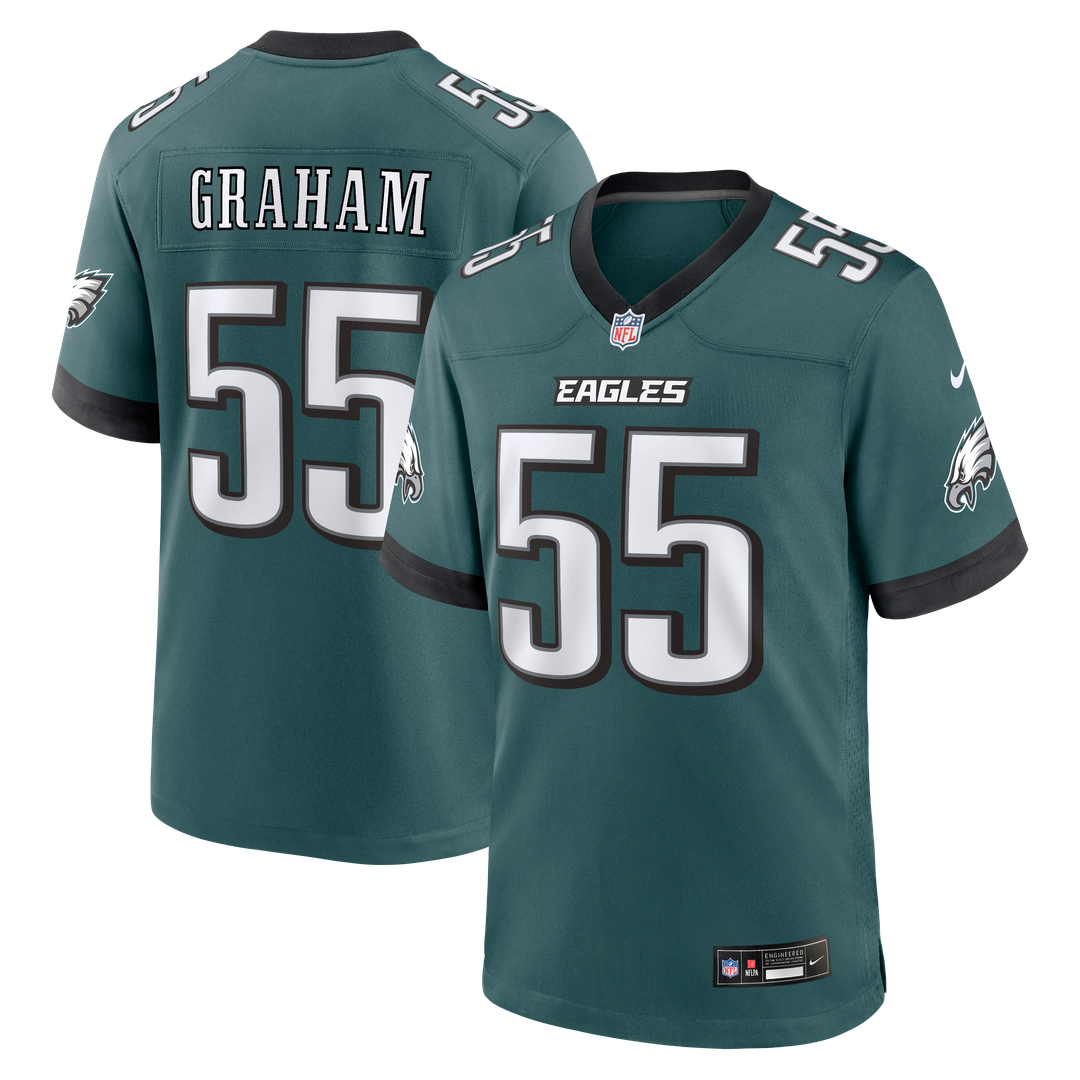 Brandon Graham Philadelphia Eagles Nike Midnight Green Team Game Jersey