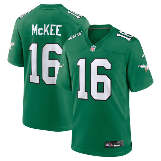 Tanner McKee Philadelphia Eagles Nike Kelly Green Alternate Game Jersey
