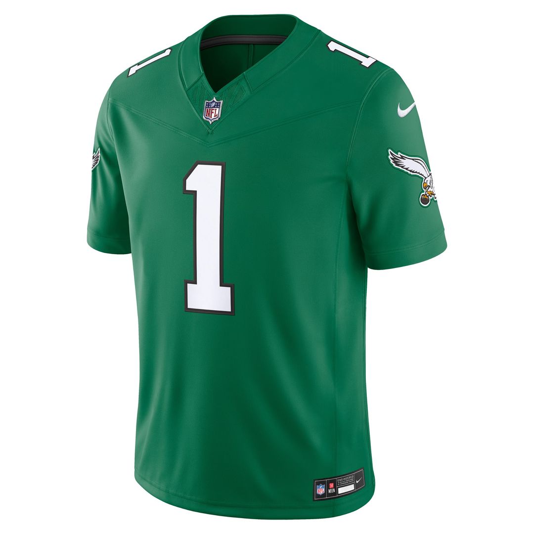Jalen Hurts Philadelphia Eagles Nike Black Alternate Vapor F.U.S.E. Stitched Limited Jersey