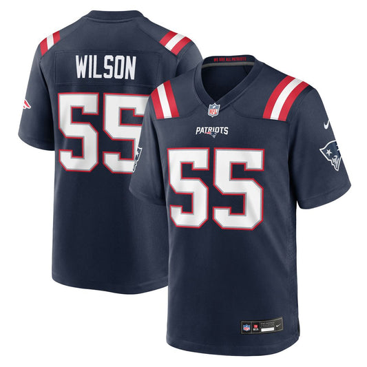 Jared Wilson New England Patriots Nike Navy Team Game Jersey