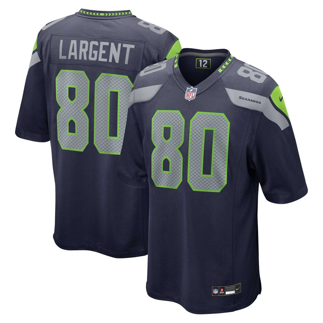 Steve Largent Seattle Seahawks Nike College Navy Retired Player Game Jersey