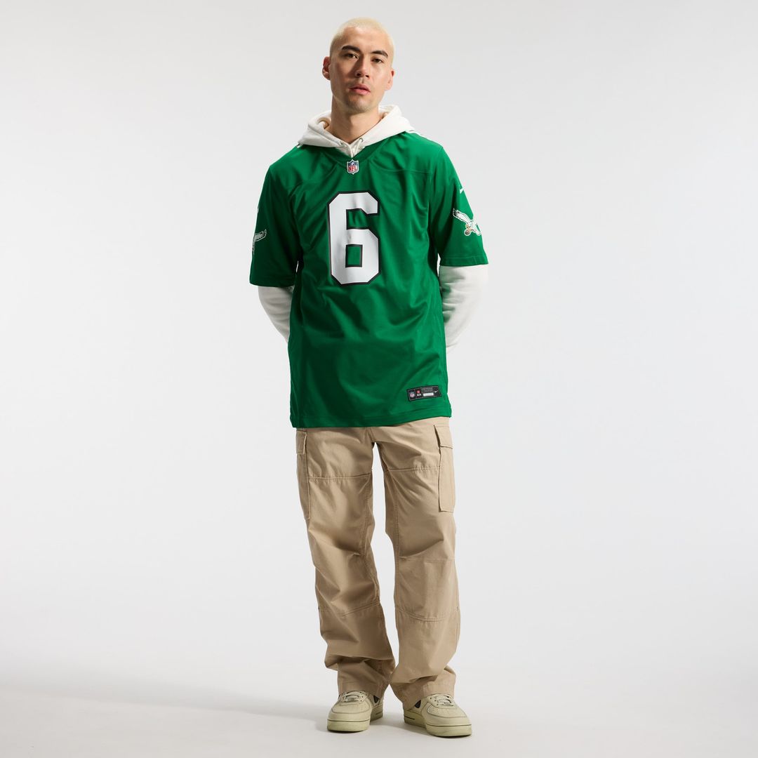 DeVonta Smith Philadelphia Eagles Nike Kelly Green Alternate Game Player Jersey