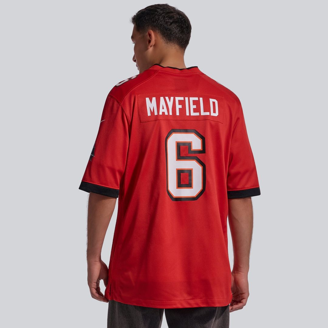 Baker Mayfield Tampa Bay Buccaneers Nike White Away Game Jersey