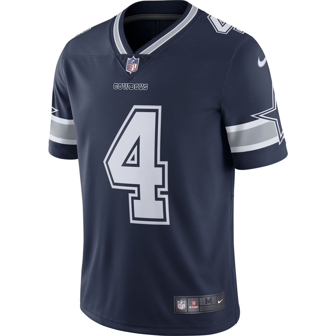 Dak Prescott Dallas Cowboys Nike Navy Vapor Limited Player Jersey
