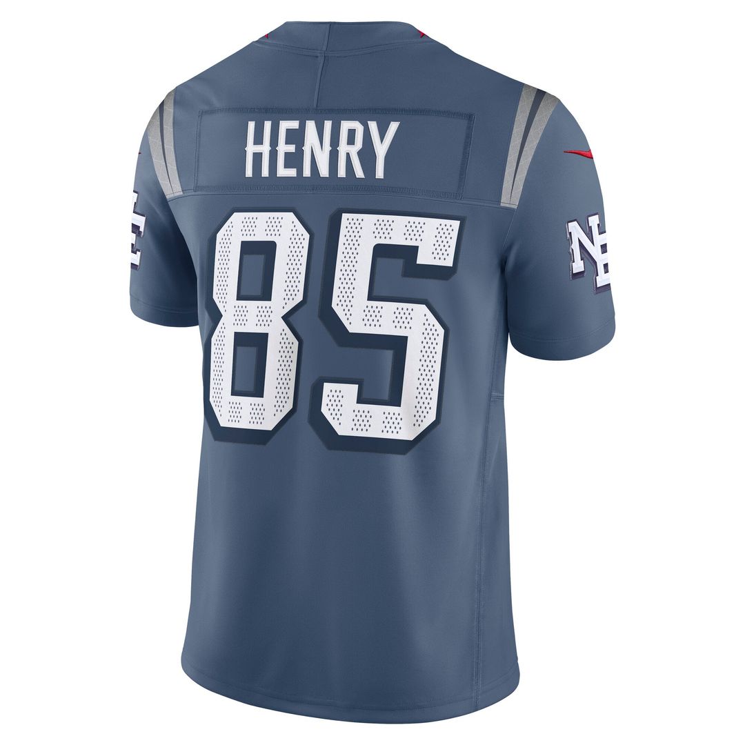 Hunter Henry New England Patriots Nike Blue Rivalries Collection Stitched Limited Jersey